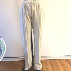 Y-3 Men's cream track pant